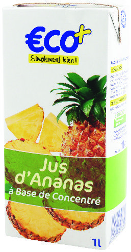 JUS D'ANANAS À BASE DE CONCENTRÉ