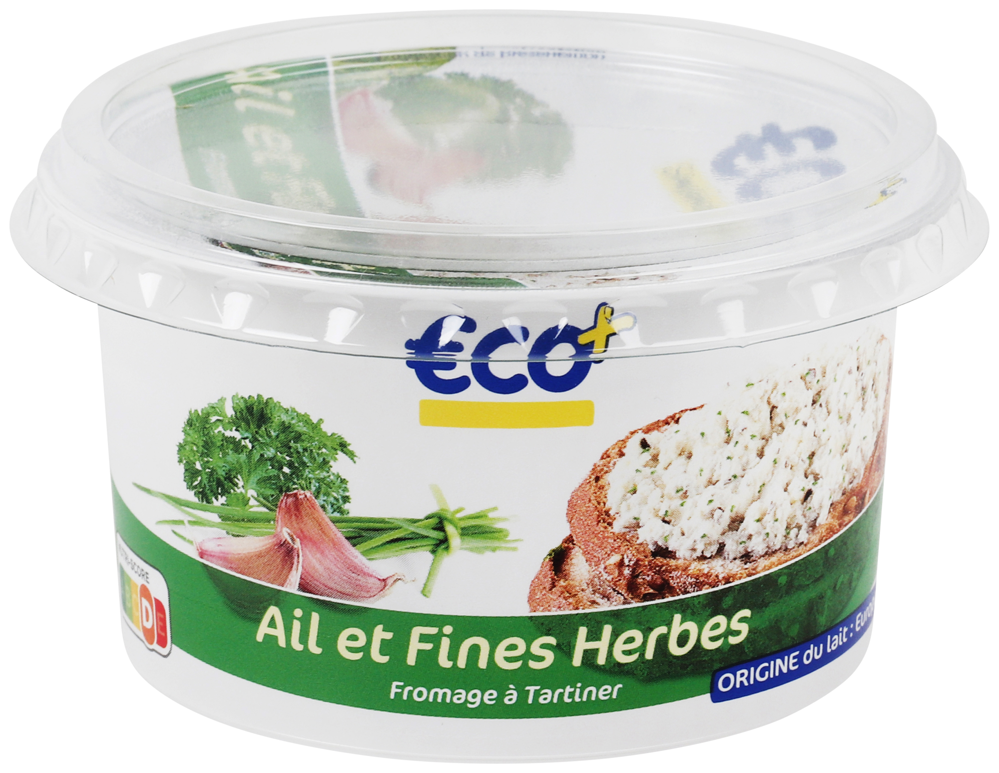 FROMAGE À TARTINER AIL ET FINES HERBES 26% MAT....