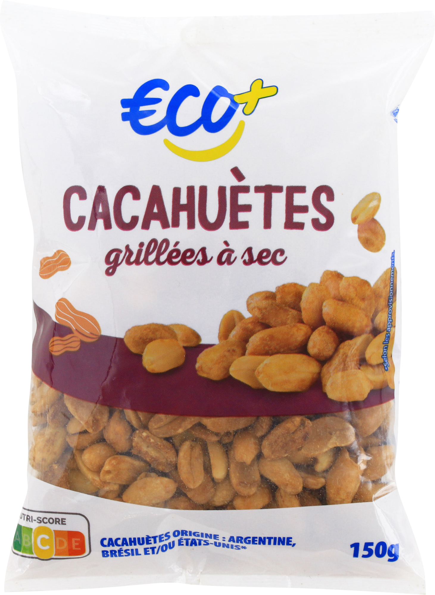 CACAHUÈTES GRILLÉES 3450970027786 ECO+
