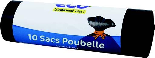 SACS POUBELLE À LIENS “ECO+”