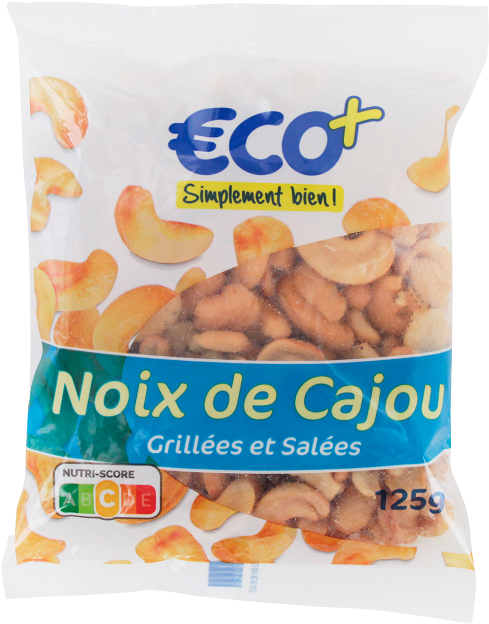NOIX DE CAJOU GRILLÉES ET SALÉES
