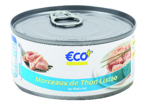 ecoplusimple MORCEAUX DE THON LISTAO “ECO+” code EAN 3450970104432 