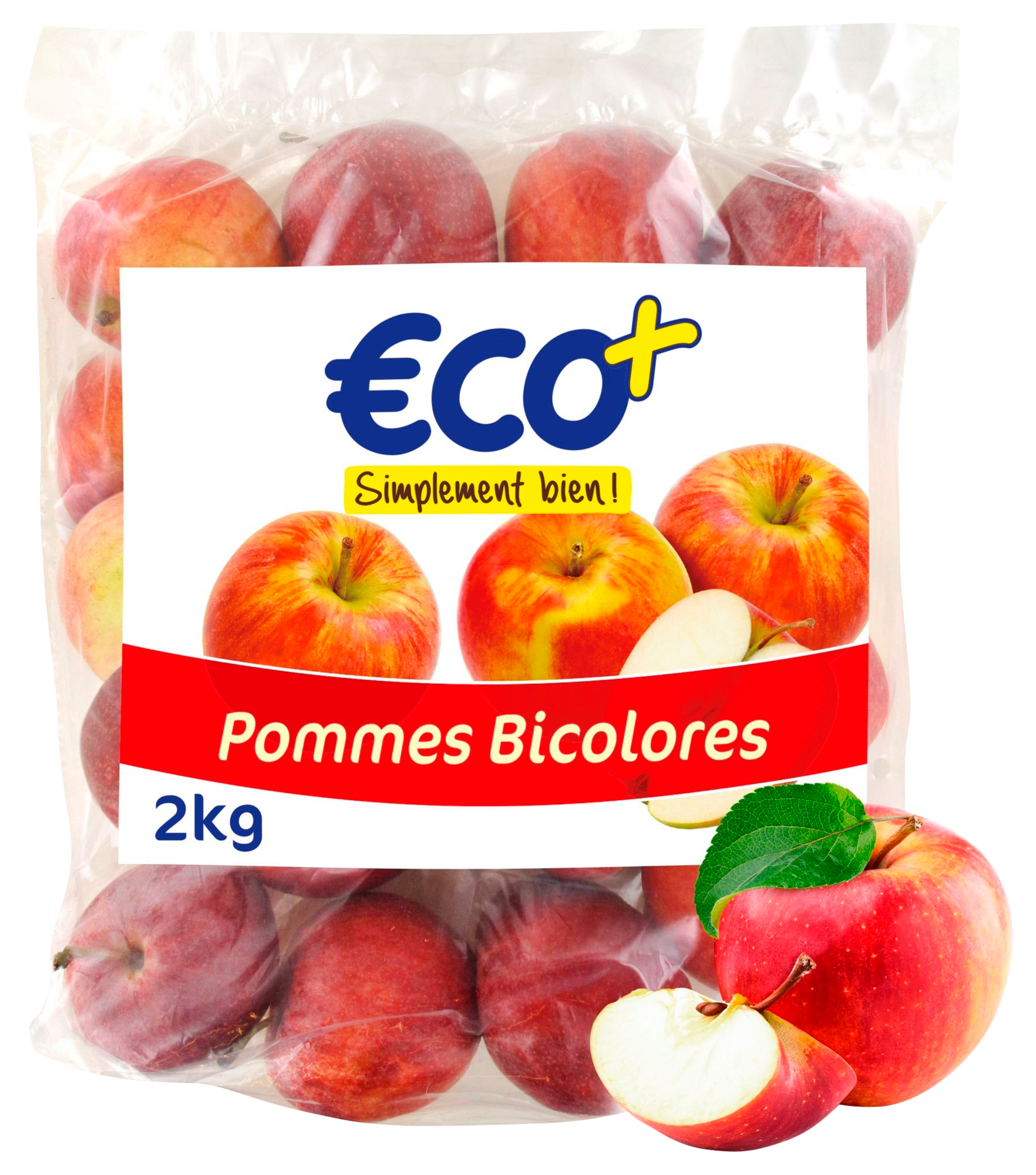 ECO+ POMMES BICOLORES code EAN 3450970109925 