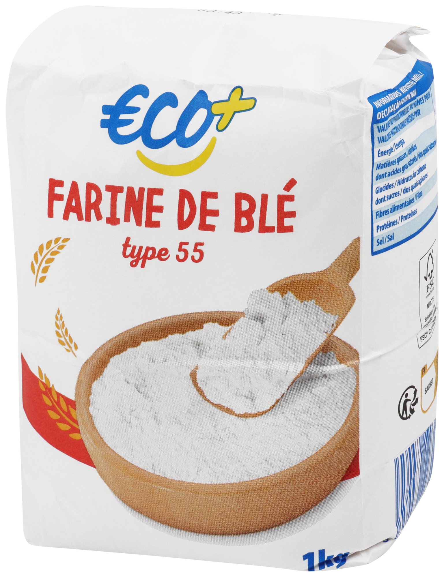 FARINE DE BLÉ T55 3450970120302 ECO+