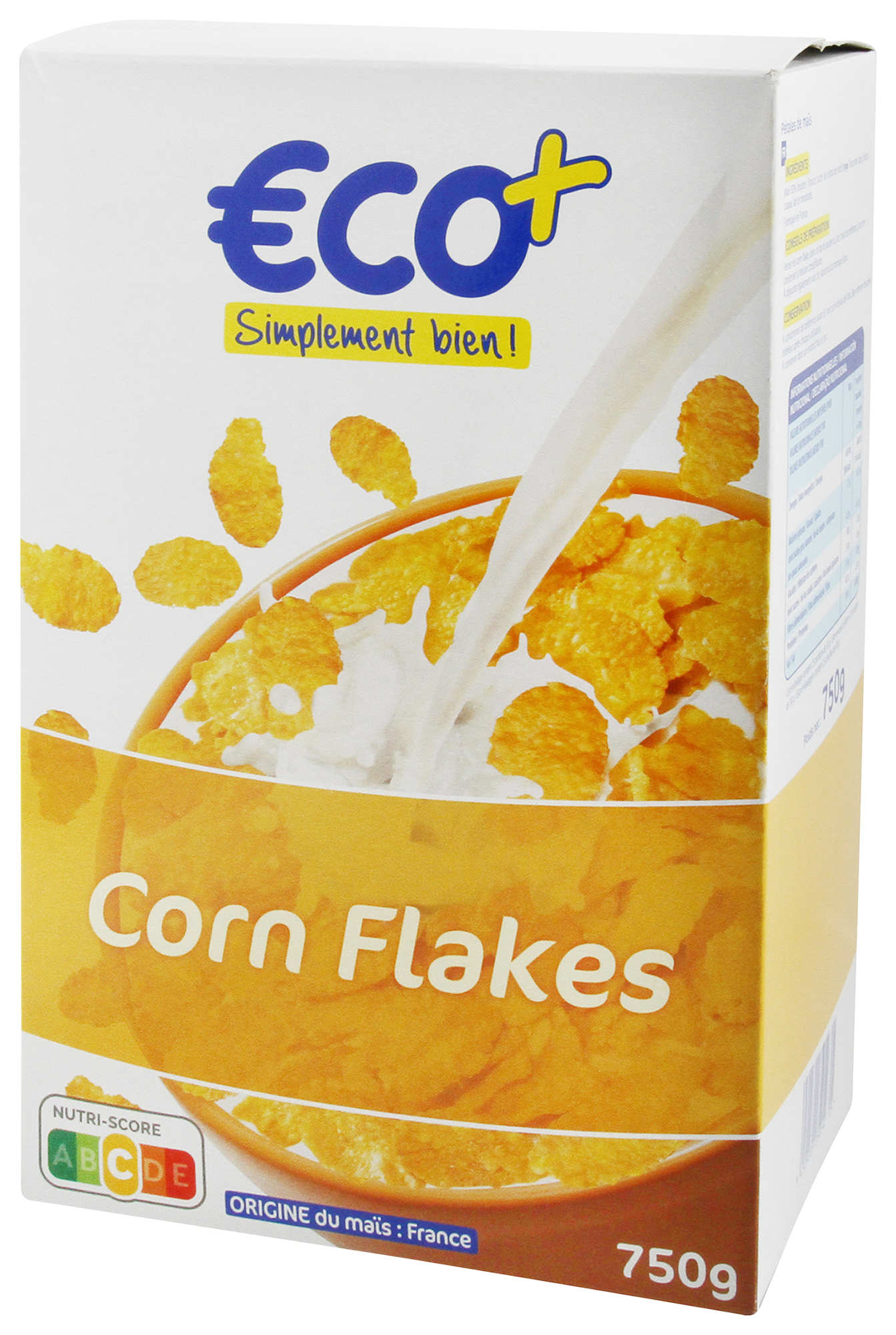 ECO+ CORN FLAKES code EAN 3450970135054 