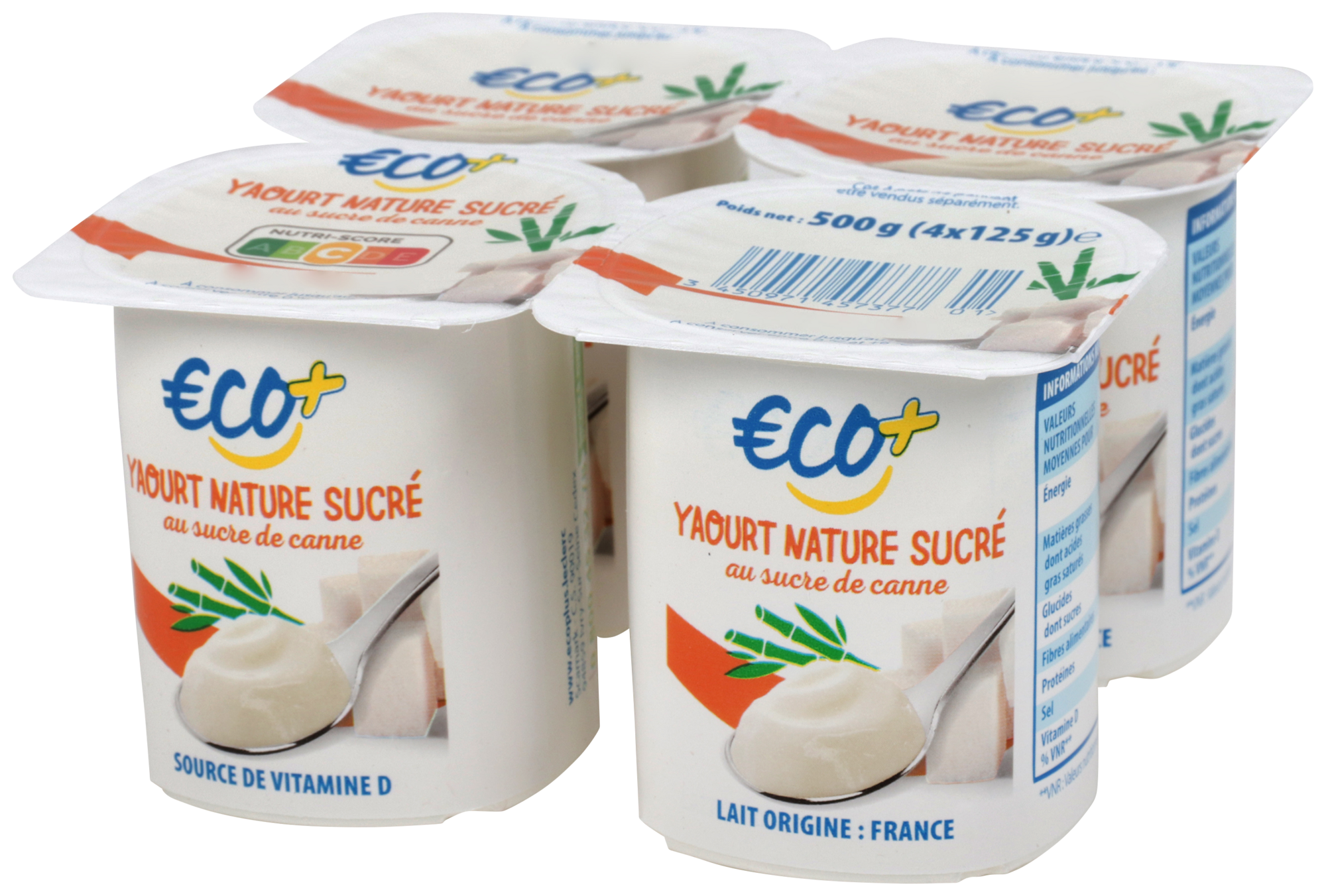 YAOURT NATURE SUCRÉ