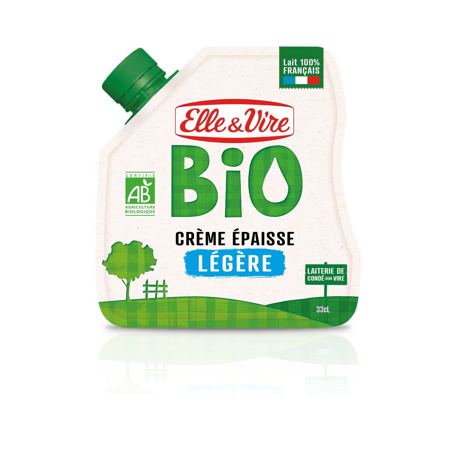 Créme Bio Epaisse Légère ELLE & VIRE