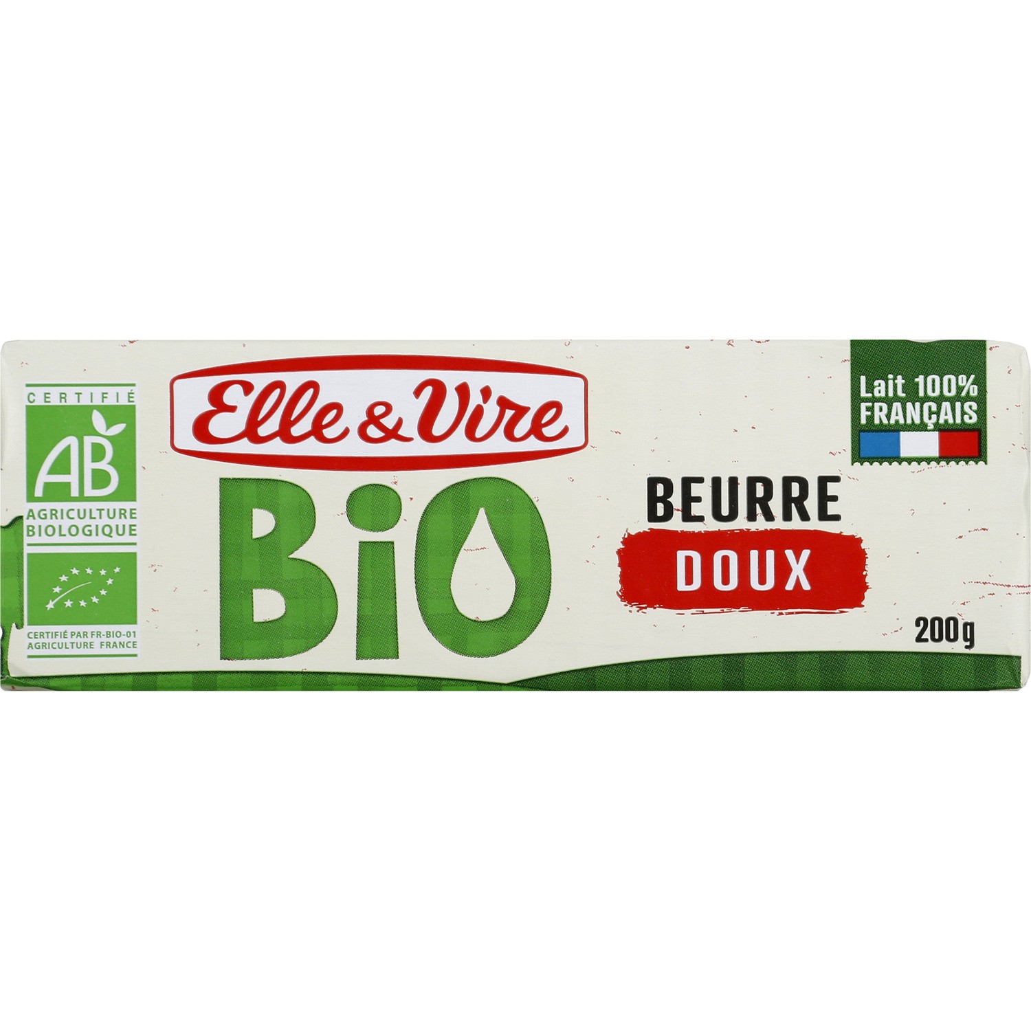 Beurre doux Bio ELLE & VIRE 3451790013799 ELLE & VIRE Beurre doux Bio ELLE & VIRE 3451790013799 ELLE & VIRE