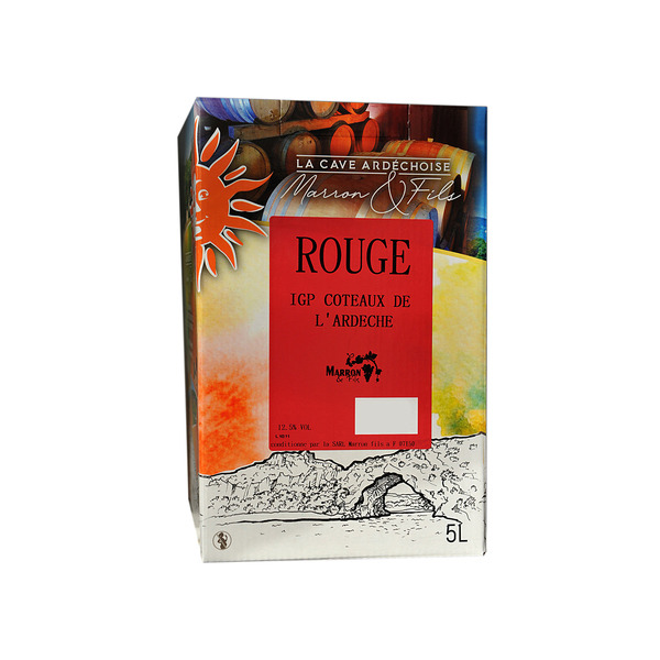 IGP COTEAUX DE L'ARDÈCHE ROUGE 
