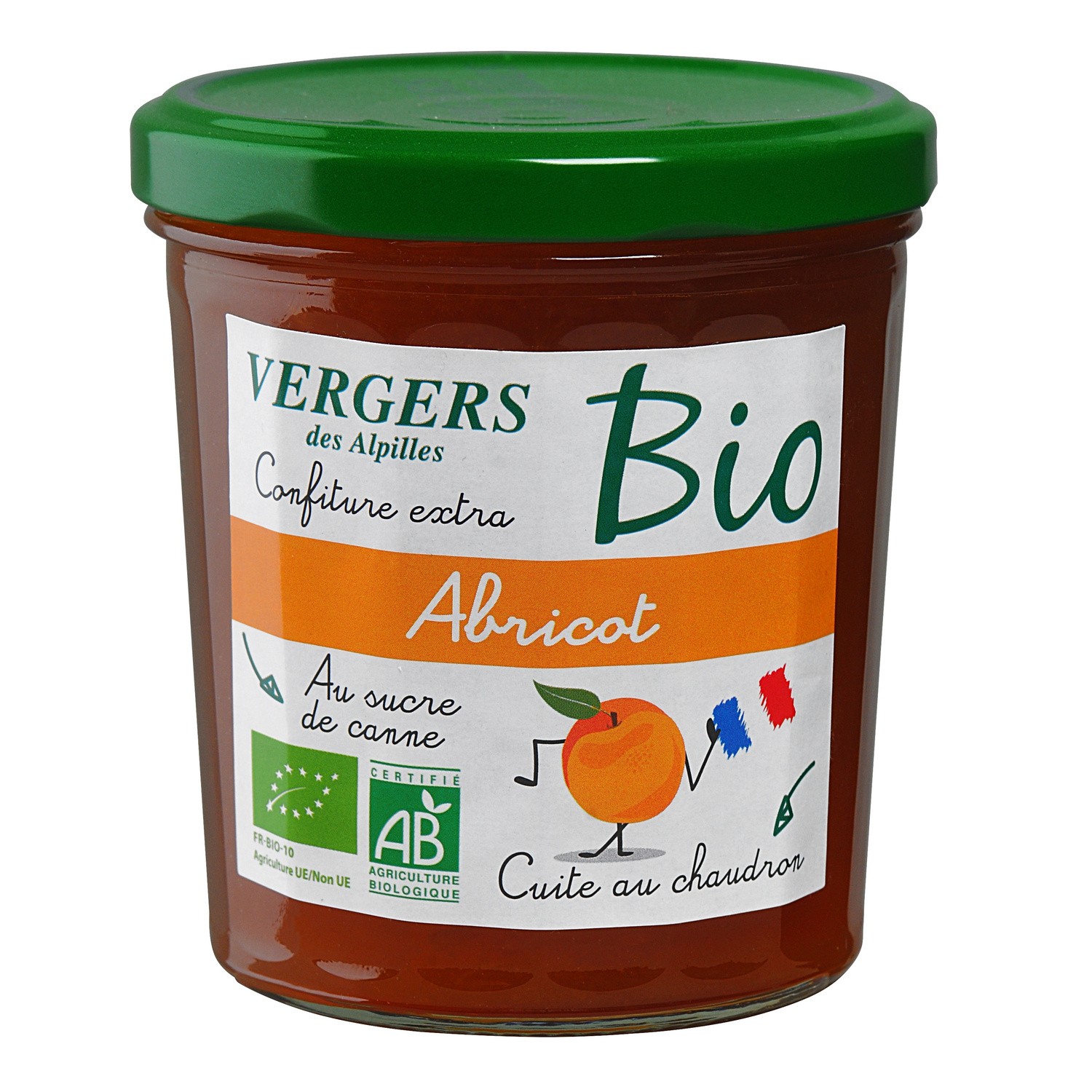 Confiture bio abricot 3452200009067 VERGERS DES ALPILLES