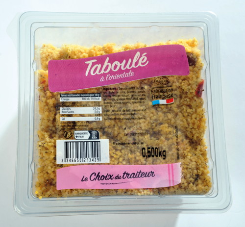 TABOULÉ À L'ORIENTAL