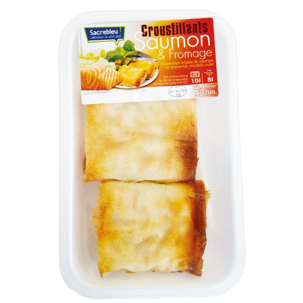 CROUSTILLANTS SAUMON & FROMAGE OU MERLU PETITS LÉGUMES SACRE BLEU 3453020004423 (3453020004423)