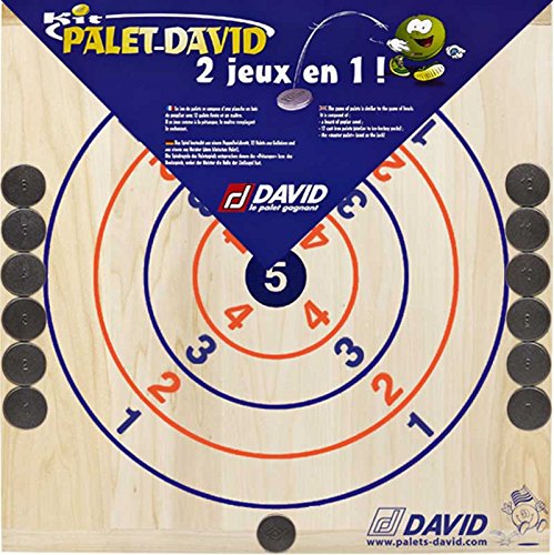 - pad468 - jeu palets - 2 en 1 - bois - 50 x 50 cm