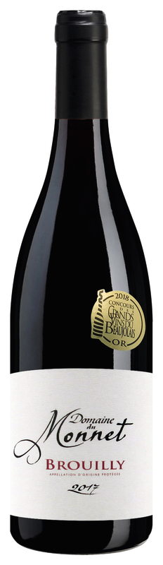 AOP BROUILLY ROUGE 2017 Domaine du Monnet