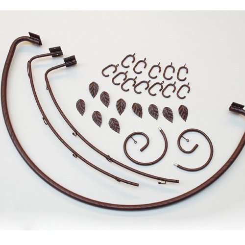 kit de Fixation Ciel de Lit en Fer Forgé - Support Fixation Pour Ciel de Lit - Dia.90 x l.52 x H.23.5 cm 3454975502248 Générique