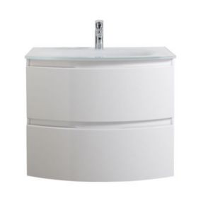  Meuble sous vasque blanc Vague 69 cm code EAN 3454976906533 
