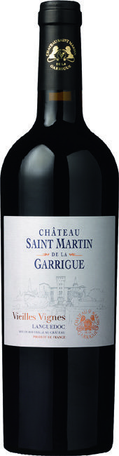  AOP LANGUEDOC CHATEAU ST MARTIN DE LA GARRIGUE "VIEILLES VIGNES"  2019 code EAN 3455840613021 
