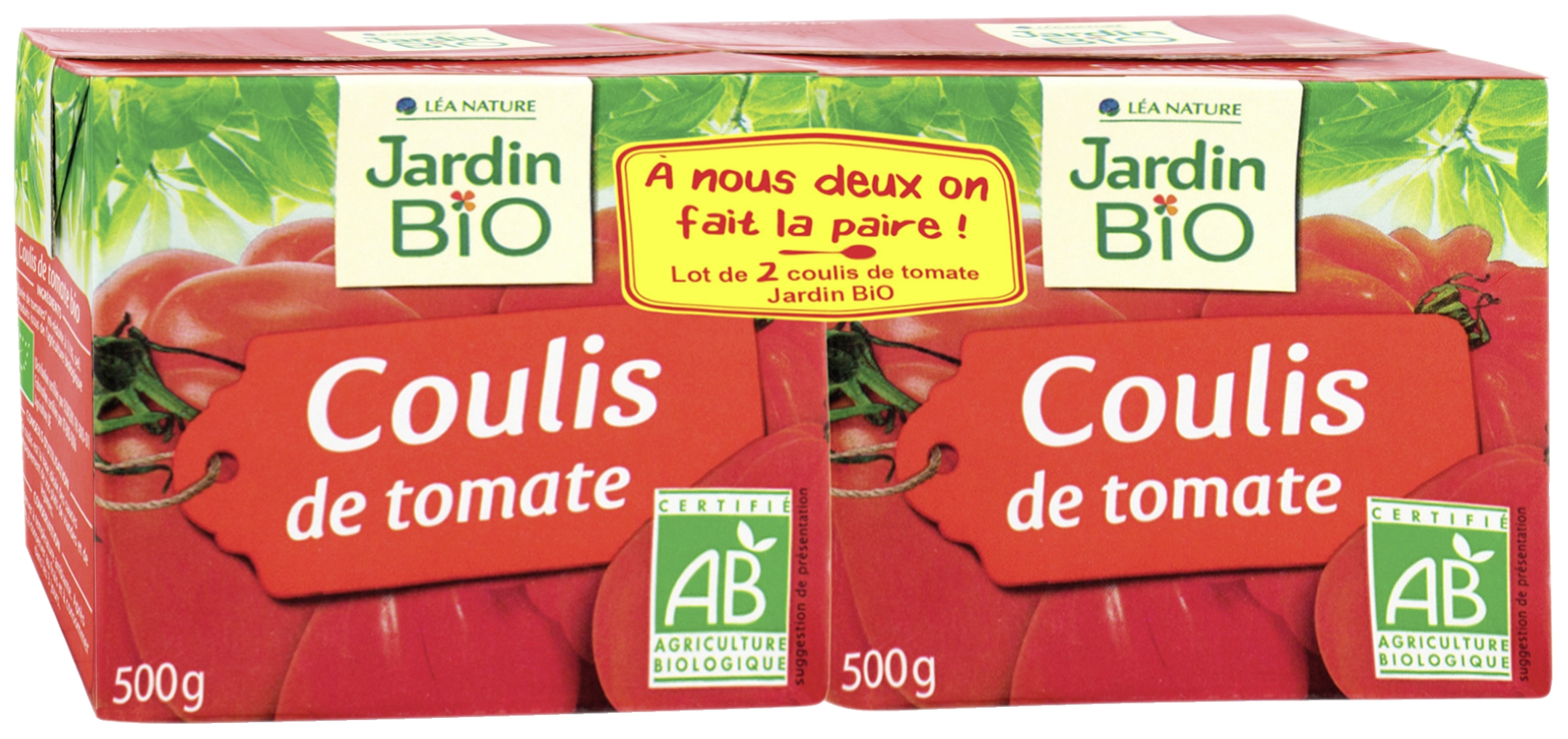 Coulis de tomate bio Jardin bio