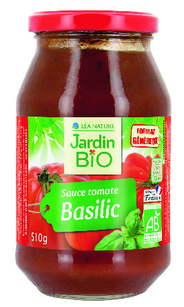  SAUCE TOMATE BASILIC “JARDIN BIO” code EAN 3456300009071 