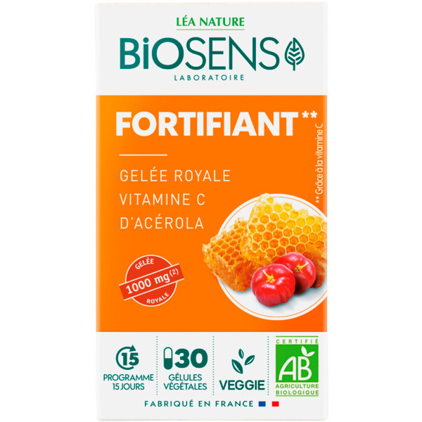  Gélule Végétale Gelée Royale Fortifiant Biosens code EAN 3456300009323 