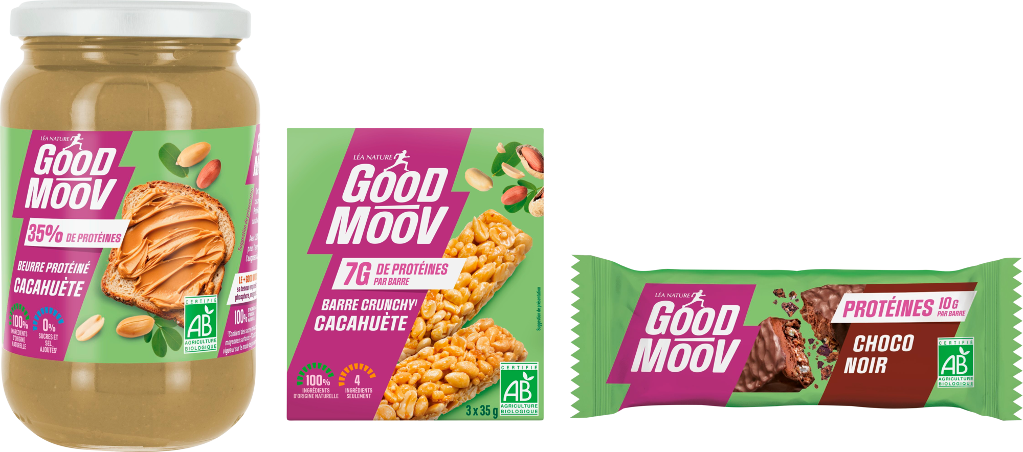  SUR LES PRODUITS PRÉSENTS EN MAGASIN DE LA GAMME BIO "GOOD MOOV" code EAN 3456300019049 