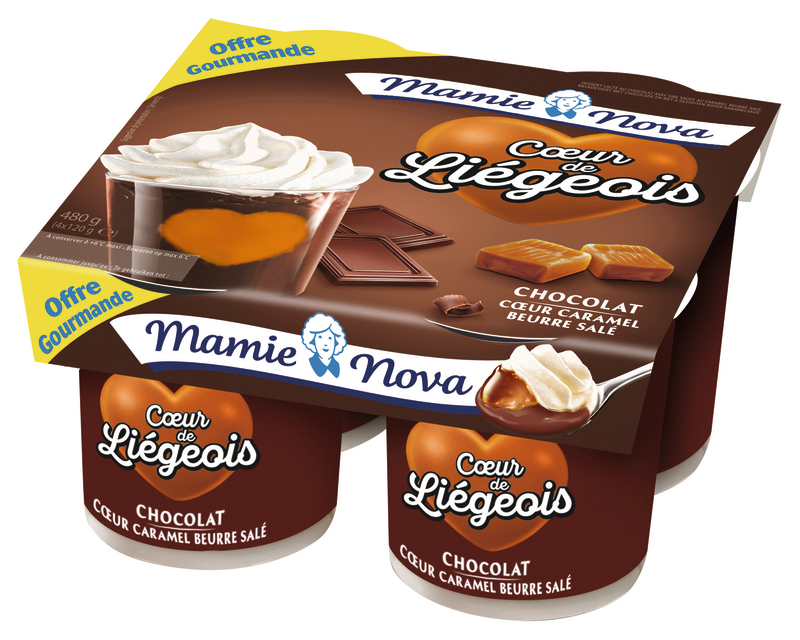 LIÉGEOIS  CHOCOLAT CŒUR DE CARAMEL BEURRE SALÉ ...