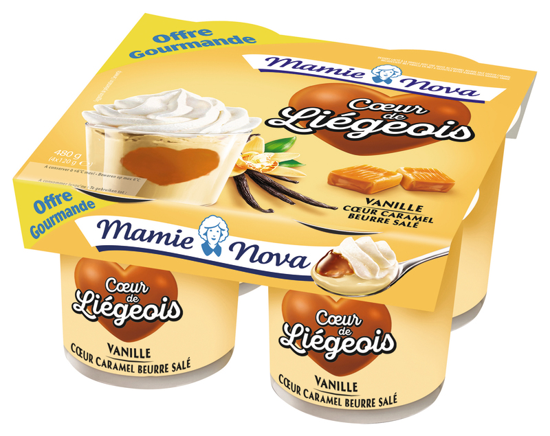 LIÉGEOIS VANILLE CŒUR DE CARAMEL BEURRE SALÉ Ma...