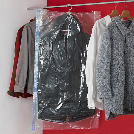 A&S Housse sous vide pour vêtement avec cintre ...