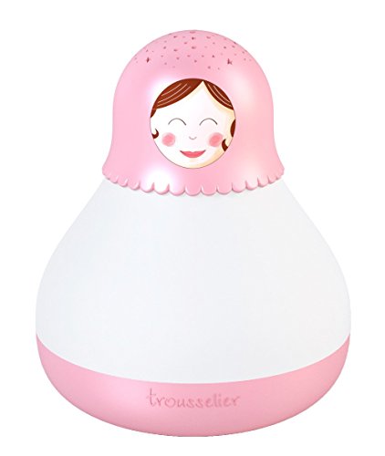 Projecteur d'etoiles musical matriochka - 20 cm