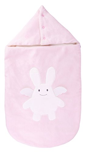 Sac de couchage "nid d'ange" ange lapin rose - 0 à 6 mois - 80 cm 3457010954910 Trousselier