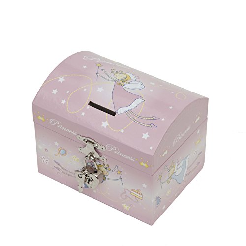 Tirelire à musique princesse - rose - figurine ...