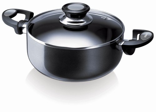 13071244 faitout + couvercle verre 24 cm  pro i...