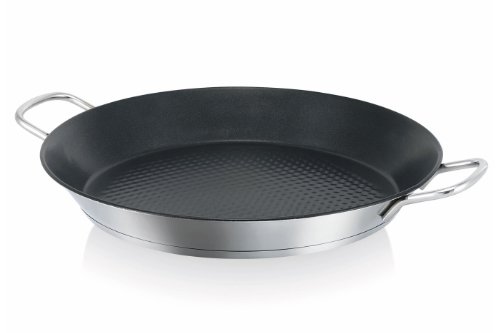 16303934 plat à paella 36 cm acier inoxydable