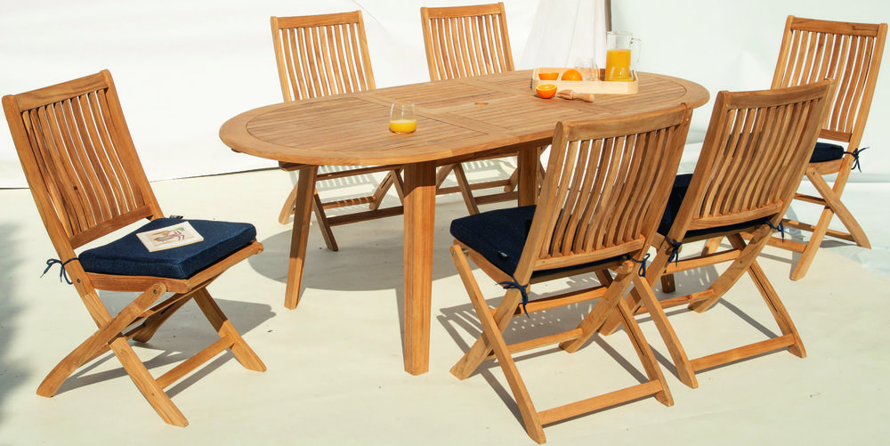 TABLE OVALE EXTENSIBLE