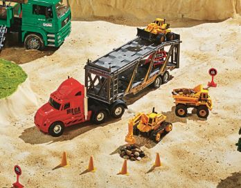 CAMION REMORQUE AVEC ENGINS DE CHANTIER 3459223520234 (3459223520234)