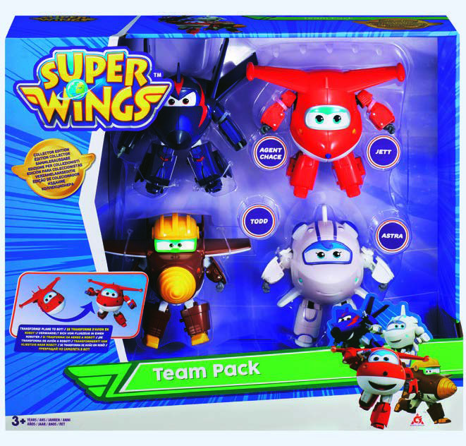 COFFRET 4 FIGURINES TRANSFORMABLES