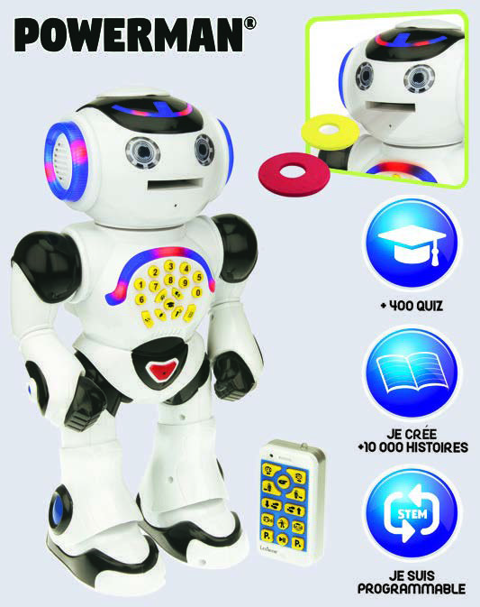 ROBOT ÉDUCATIF ET INTERACTIF POWERMAN
