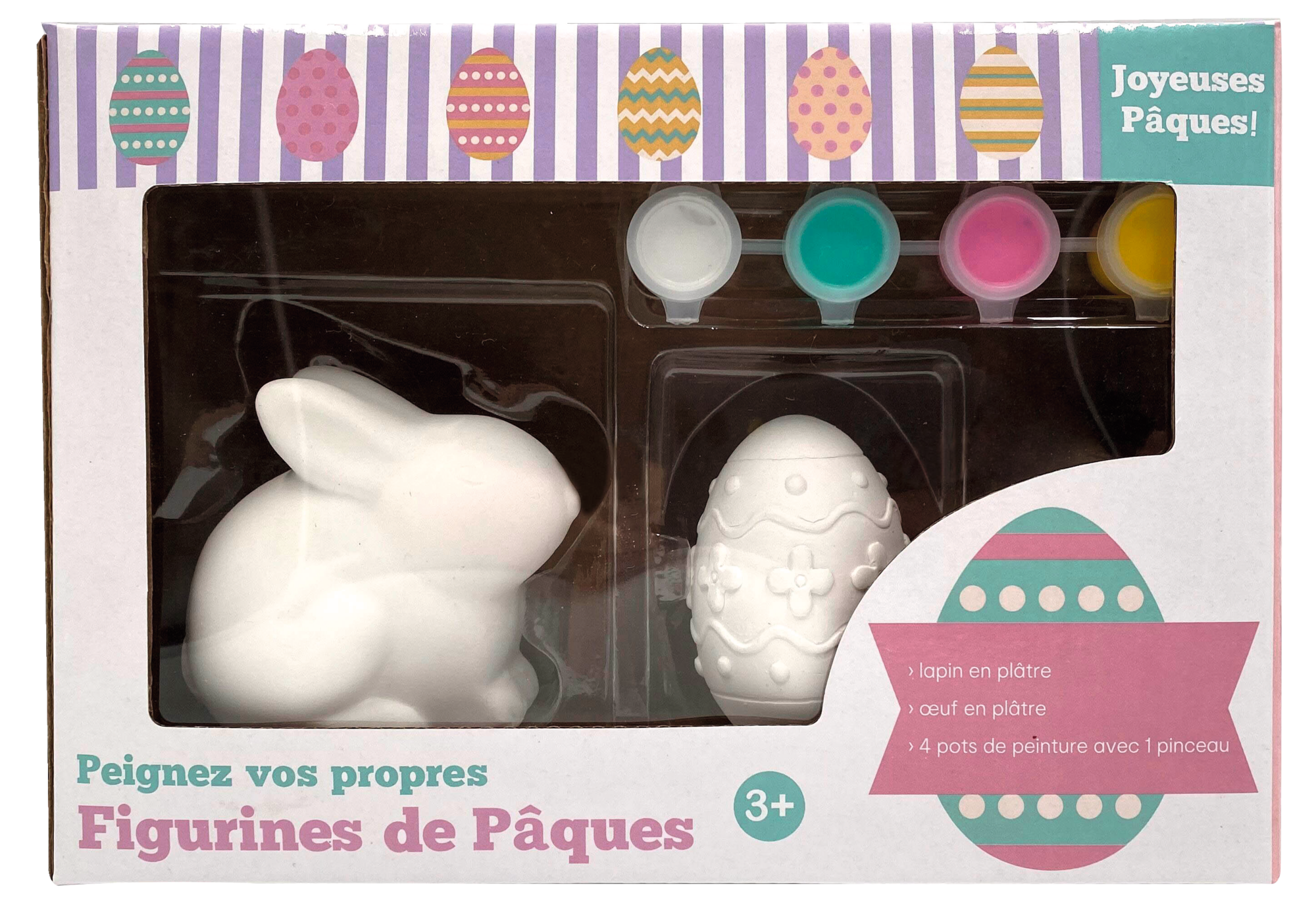 Lapin de pâques à peindre 3459223574978 