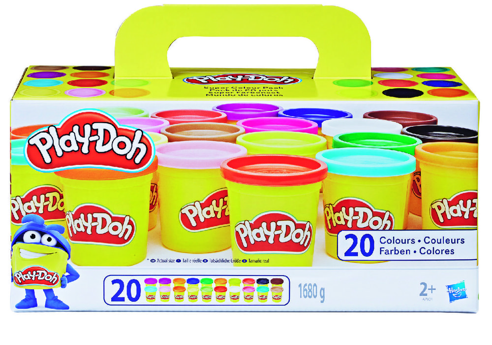 20 POTS DE PÂTE À MODELER