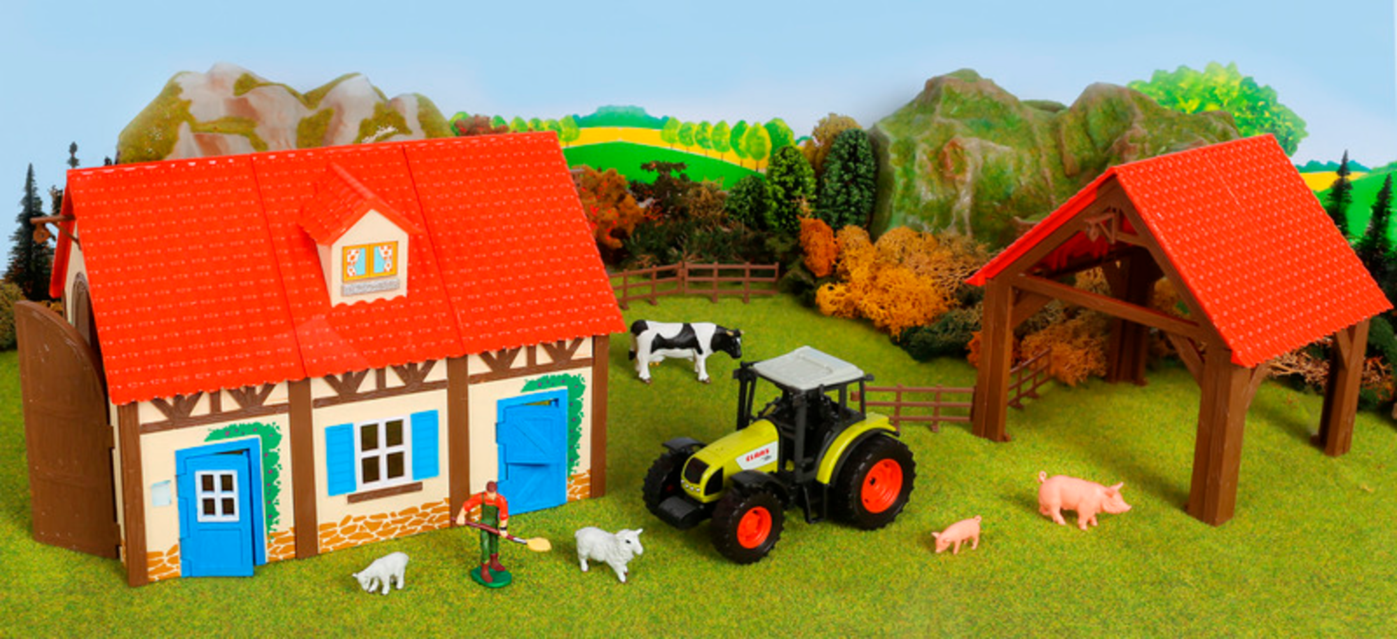  FERME AVEC TRACTEUR CLAAS  code EAN 3459223838889 