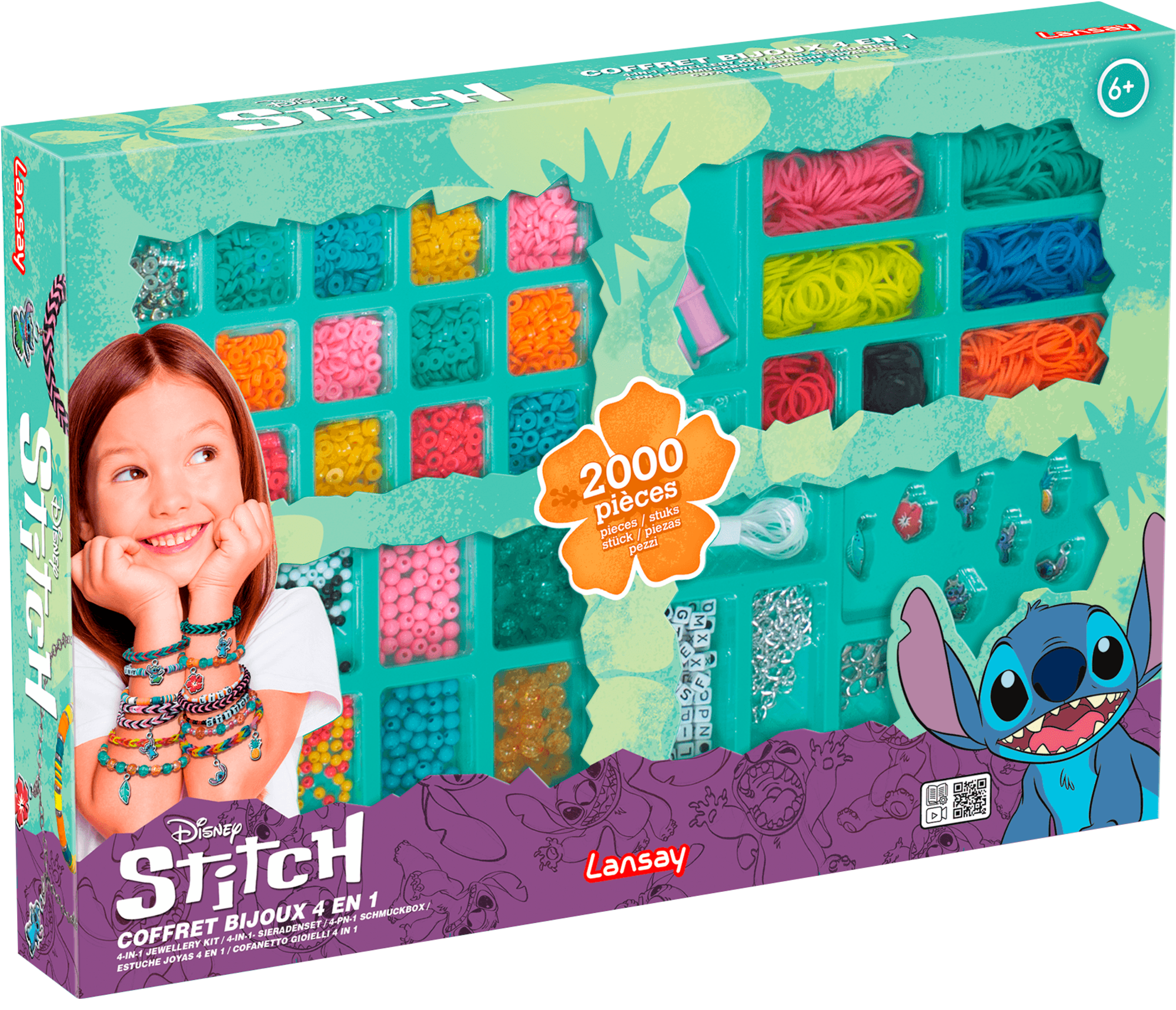  Coffret de bijoux 4 en 1 STITCH code EAN 3459223839404 