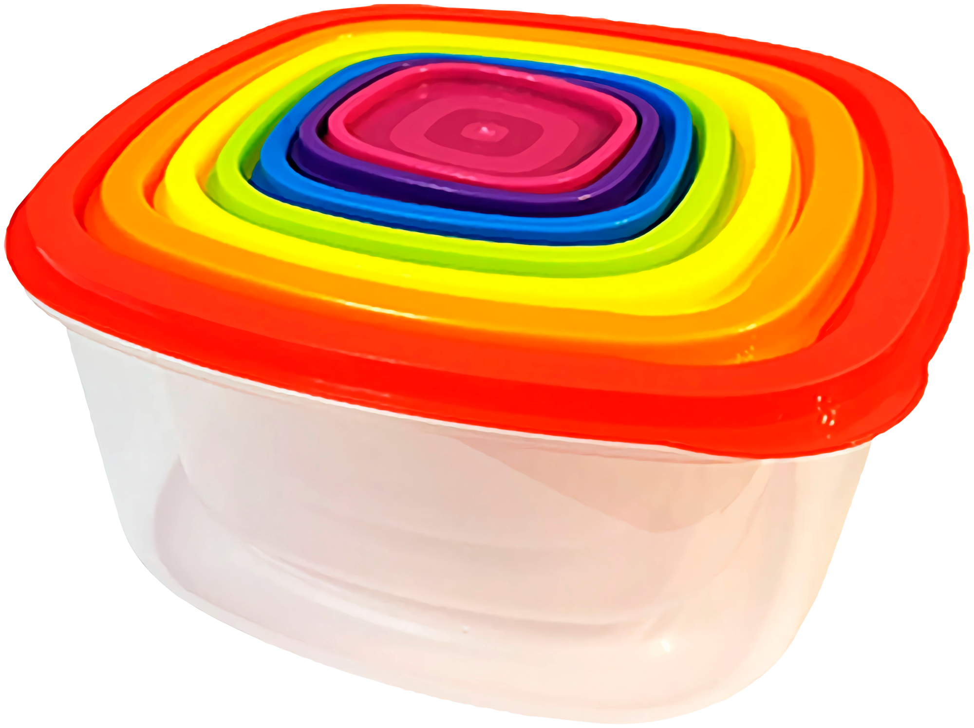  SET DE 7 BOÎTES PLASTIQUE EMPILABLES code EAN 3459223849267 