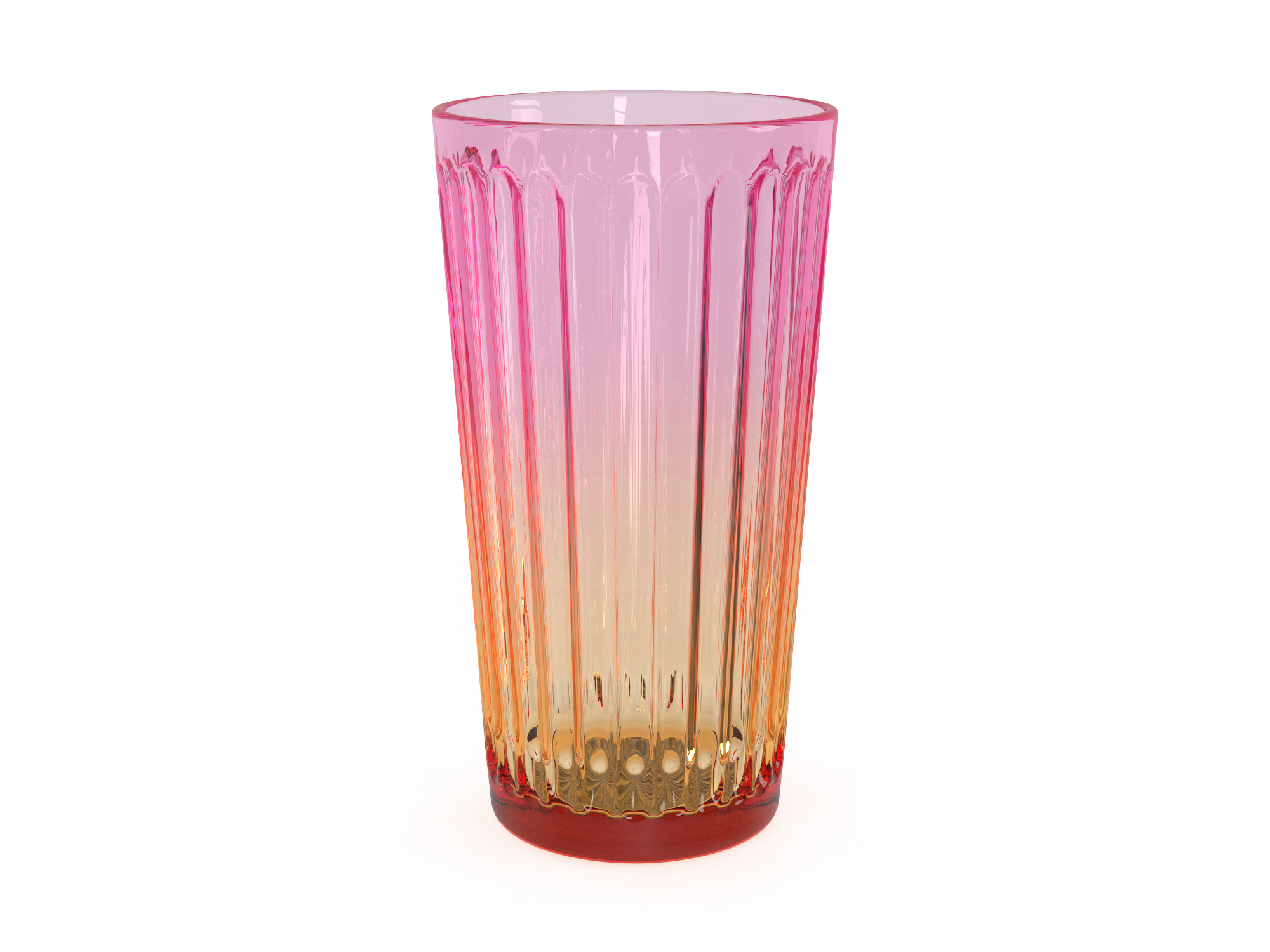  GOBELET BICOLORE ROSE FUSCHIA ET ORANGE code EAN 3459223849366 