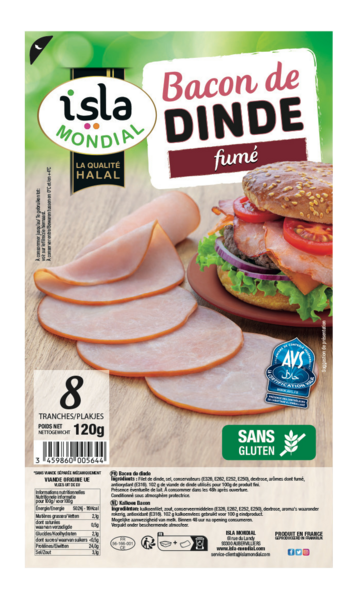 Bacon de Dinde Halal