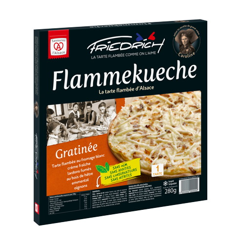 FLAMMEKUECHE GRATINÉE SURGELÉE