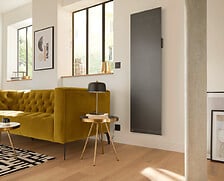 Radiateur vertical connecté double corps chauff...