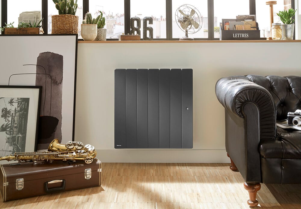 Radiateur à inertie active Fontea - Gris - 1000W