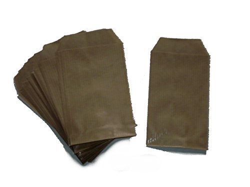 20 pochettes cadeaux kraft brun 7 X 12 cm.
