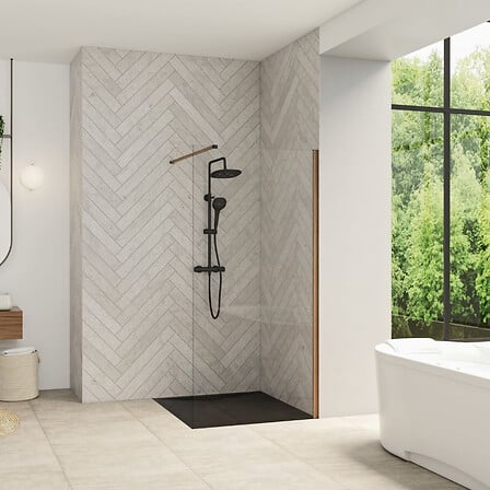 KINEDO Paroi douche Smart Design Nordic Chêne N...