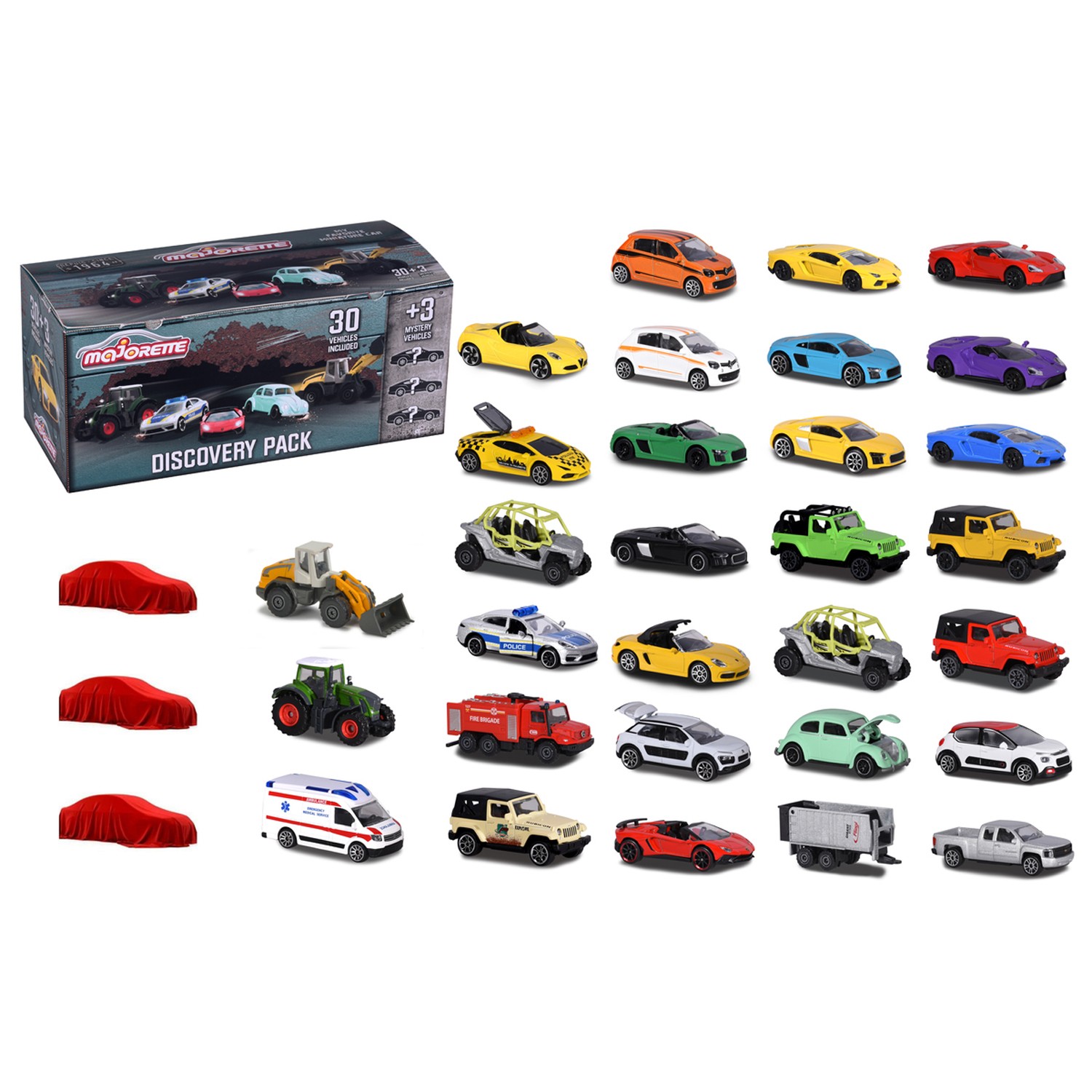 Coffret 30 véhicules + 3 véhicules exclusif MAJ...